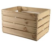 Kaemingk Apfelkiste natural L40-W50-H30cm Holz, gebraucht