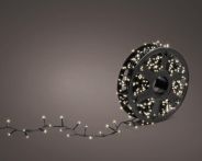 Kaemingk Compact Beleuchtung schwarz/warmweiß 2400cm-800L PVC outdoor 8F. Twinkle 8h Timer