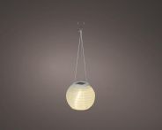 Kaemingk Solar Laterne nylon Dauerbetrieb Weiss/Warmes Weiss