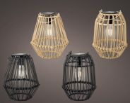 Kaemingk Solar Laterne eisen 4ass Sortiert - Ø: 17,5 cm x H: 21,5 cm