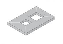 Wienerberger Kamtec AP-S 1420 B Abdeckplatte für Verschieferung, HAN.: 34865628