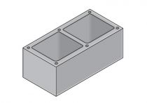 Wienerberger Kamtec Mantelstein zweizügig Leichtbeton BMS 1420, HAN.: 30054031