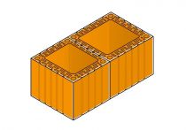 Wienerberger Kamtec Mantelstein einzügig Planziegel ZMS 20 Plus, HAN.: 30054004