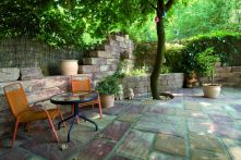 KANN Vermont Bruchsteinmauer Nebraska Kies