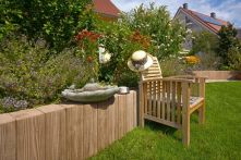 KANN LogWall 60x15x15 cm hellbraun