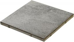 KANN Nanos Terrassenplatte weiß-anthrazit 60x60x5 cm