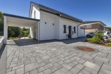 KANN Germania antik-Aqua Pflaster 8 cm grau/anthrazit-nuanciert