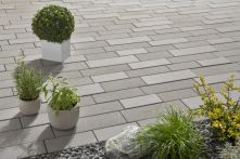 KANN Adina Pflaster Läuferverband 8 cm grau glatt/gestrahlt