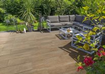 KANN Yamino Terrassenplatte 90x30x5 cm beige-meliert