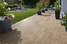 KANN Yamino Terrassenplatte 90x30x2 cm beige-meliert