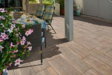 KANN Yamino Terrassenplatte 90x30x2 cm braun-meliert