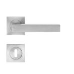 Karcher Design Rosettengarnitur Seattle quadratisch | Edelstahl matt