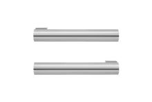 Karcher Design Griffpaar Chicago R220 ODS | ohne Griffrosette inkl. Stift | Chrom/Chrom matt