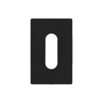 Karcher Design Minirosette EZ140Q quadratisch | Kosmos schwarz | 46 x 30 mm