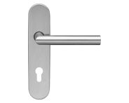 Karcher Design Langschildgarnitur Rhodos PZ 72 mm | Edelstahl matt