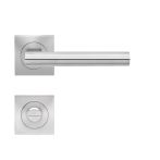 Karcher Design Rosettengarnitur Madeira quadratisch | Edelstahl matt