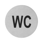 Karcher Design Hinweiszeichen EZ200 | WC | Edelstahl matt