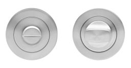 Karcher Design Badverriegelung EZ1332 BAD / WC Ring kantig mit Rosette 3-tlg. | Edelstahl matt