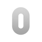 Karcher Design Minirosette EZ140 oval | Edelstahl matt | 46 x 30 mm