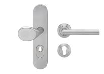 Karcher Design Schutzgarnitur ESGR28K 670 PZ 72 mm mit ER 28 Knopf EK582G gekröpft mit KZS mit | Edelstahl matt