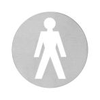 Karcher Design Hinweiszeichen EZ200 H | HERREN | Edelstahl matt