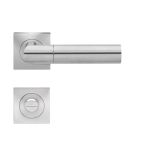 Karcher Design Rosettengarnitur Oregon ER48Q Rosette quadratisch 3-tlg. | Edelstahl matt