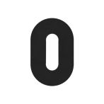 Karcher Design Minirosette EZ140 oval | Kosmos schwarz | 46 x 30 mm