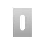 Karcher Design Minirosette EZ140Q | Edelstahl matt | 46 x 30 mm