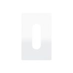 Karcher Design Minirosette EZ140Q quadratisch | Polarweiss | 46 x 30 mm