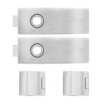 Karcher Design Glastürschloss EGS 350A OS 71 ohne Drückerpaar ODS unverschließbar mit Bändern und Rahmenteilen | Edelstahl matt