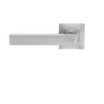 Karcher Design Rosettengarnitur KD Basic Rhodos quadratisch mit Privacy Funktion | Edelstahl matt