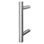 Karcher Design Stossgriff T-Form ES3G Ø32 mm, gekröpft | Edelstahl matt