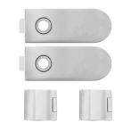 Karcher Design Glastürschloss EGS 370 OS 71 ohne Drückerpaar ODS unverschließbar mit Bändern und Rahmenteilen | Edelstahl matt