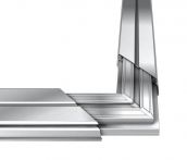 K+R Eckverbinder f. Isostep H inkl.Schrauben Schenkellänge 180mm - 2 Stück