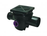 KESSEL Kellerablauf DN 100 | Der Universale | Rost | 200x200 mm