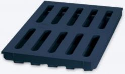 KESSEL Schlitzrost passend für Kellerablauf 28450 | Steingrau | Nr.: 30001S