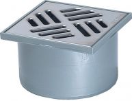 KESSEL Aufsatzstück Schlitzrost V2A, 120x120, K3 | Nr.: 48165