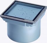 KESSEL Aufsatzstück System 125 befliesbar, 110x110, Rahmen V2A | Nr.: 48211