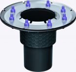 KESSEL Grundkörper Ecoguss System 125 mit Pressdichtungsflansch und ohne Geruchsverschluss