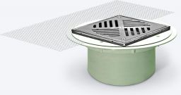 KESSEL Dünnbettaufsatz Schlitzrost | Edelstahl