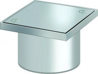 KESSEL Aufsatzstück System 100 geschlosse Abdeckplaatte, 150x150 mm | Nr.: 27191G