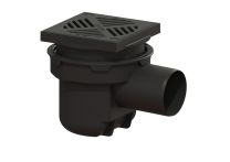 KESSEL-Leichtflüssigkeitssperre DN 100 mit Schlitzrost