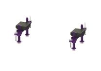 KESSEL-Stützfuß Set 2 Stützfüße inkl. Gummieinlage