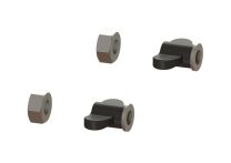 KESSEL-Flügel- und Sechskantmutter Set aus 2 x M8 und 2 x M10