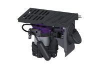 KESSEL-Set aus Pumpe, Klappengeh., Rost H1,5 schwarz, Einschiebeteil m. Klappe