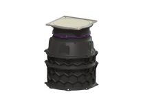 KESSEL-Schachtmodul LW 1000 Bodenplatte - Zugang LW 800