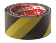 Kip 339 Warnband gelb/schwarz - 66 m Rolle