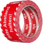 Kip 339 PVC- Warnband "Abstand Halten" - 66 m Rolle