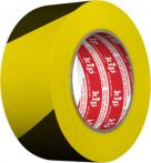 Kip 3824 Gewebe-Warnband gelb/schwarz - 33 m Rolle