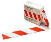 Kip Absperrband rot/weiß - 500 m Rolle